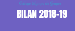 Bilan culturel 2018-19