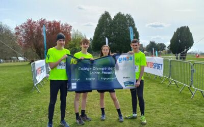 4 élèves au Championnat de France de cross UNSS