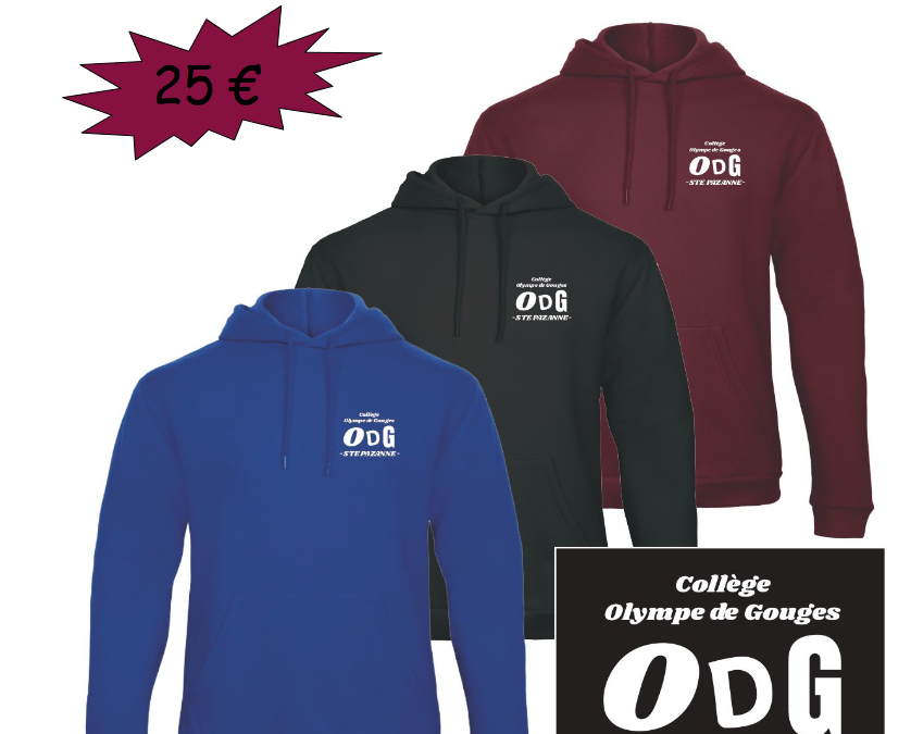 Le sweat du collège est de retour !